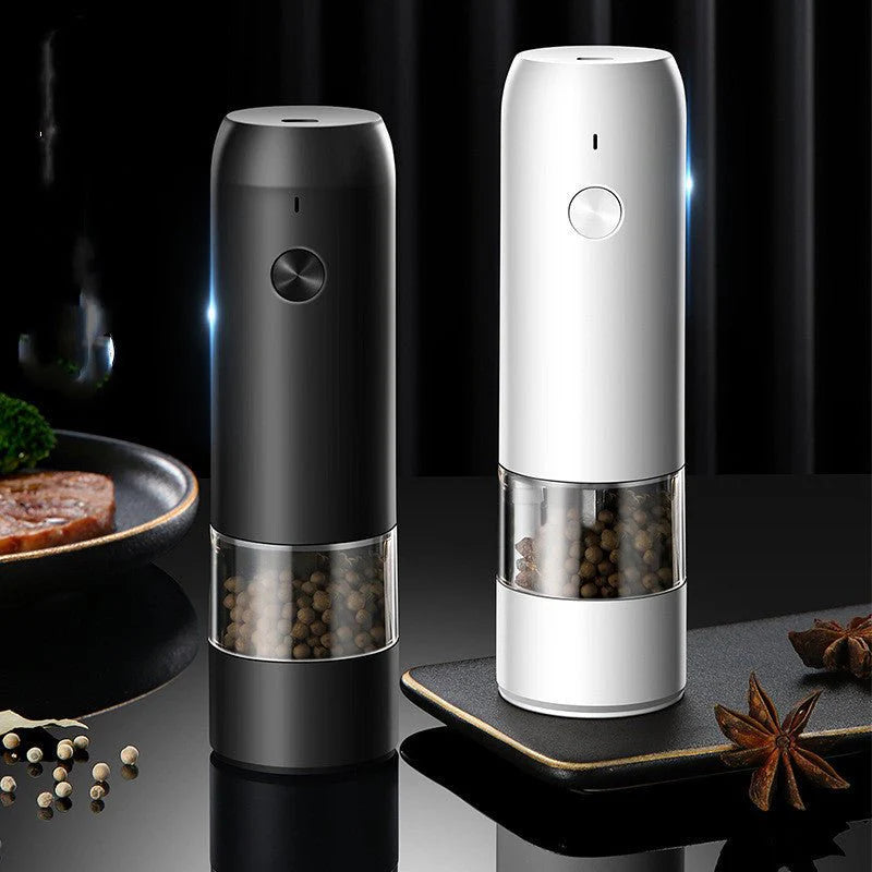 Rechargeable Electric Pepper And Salt Grinder Set One-Handed